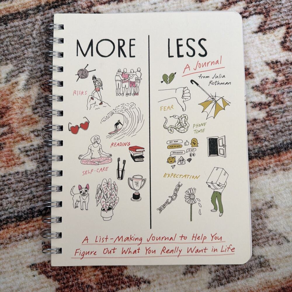 More / Less : A List-Making Journal to Help You Figure Out What You Really Want